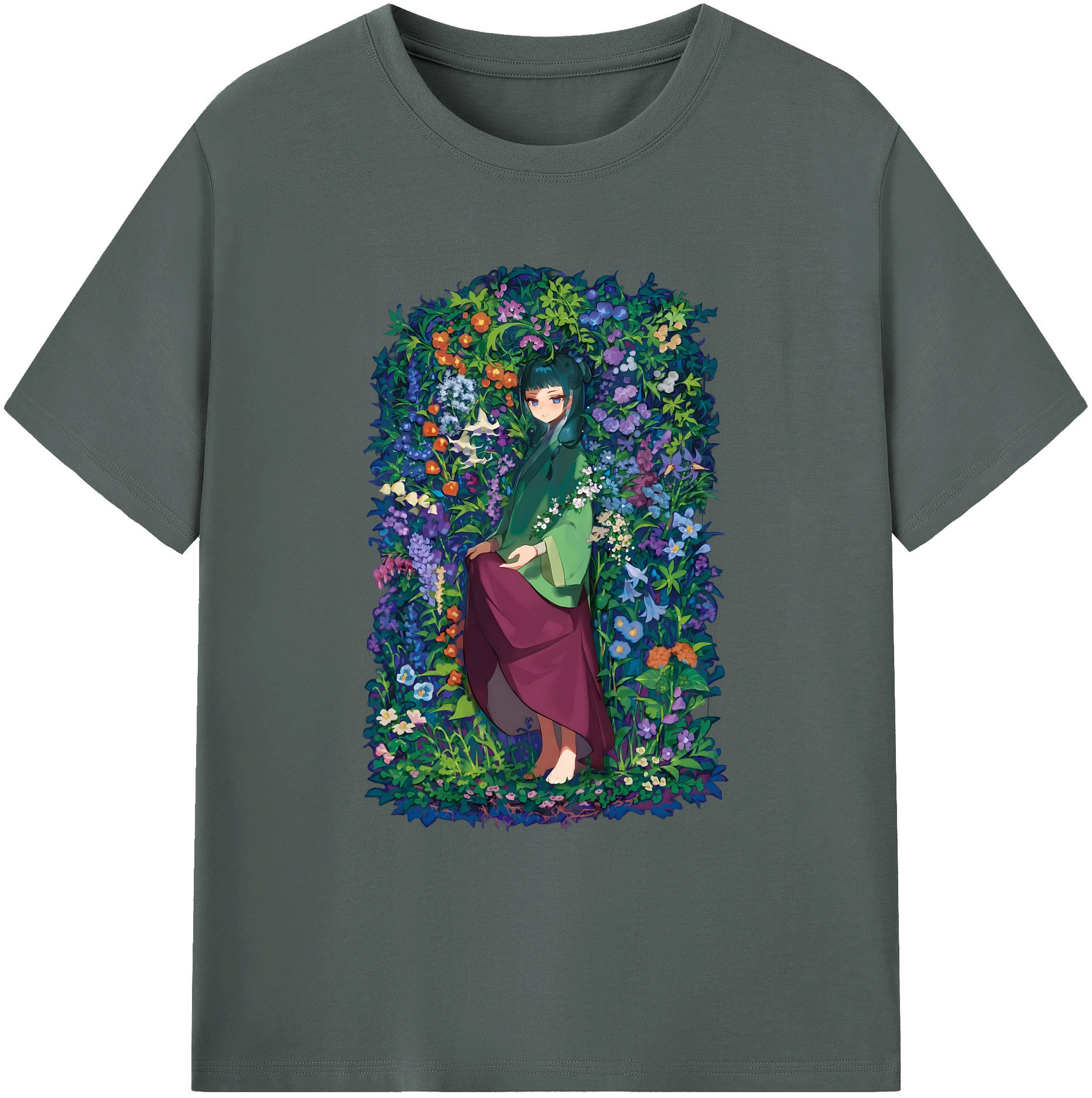（画像用） 薬屋のひとりごと The Apothecary Diaries 綿100％ メンズ半袖Tシャツ｜肌触りやわらか＆通気性